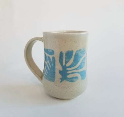 Retro Block Pattern Mug