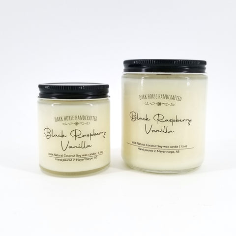 'Black Raspberry & Vanilla' Hand Poured Scented Candle