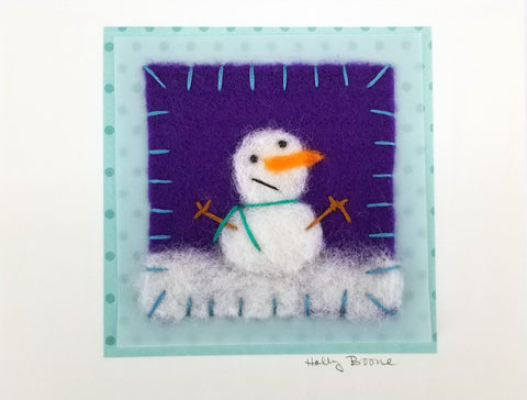 Holly Boone Art Cards - Snowmen