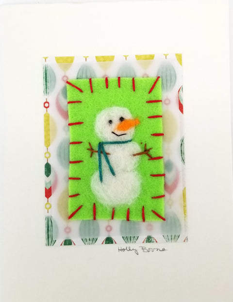 Holly Boone Art Cards - Snowmen