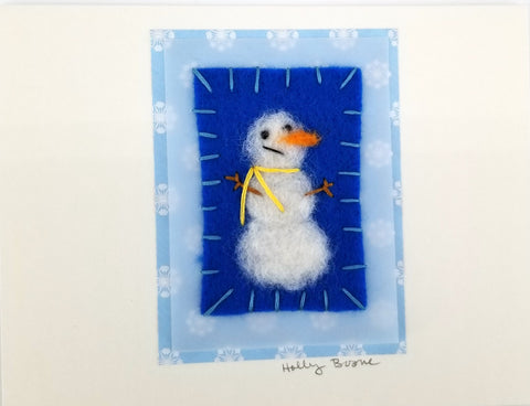 Holly Boone Art Cards - Snowmen