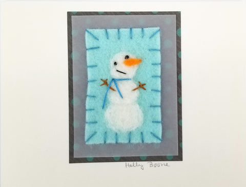 Holly Boone Art Cards - Snowmen