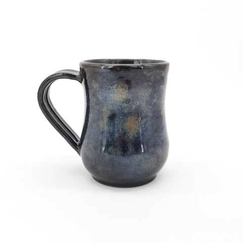 Mottled Black Tones Handmade Ceramic Mug