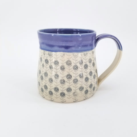 Lavender Flowers Porcelain Mug