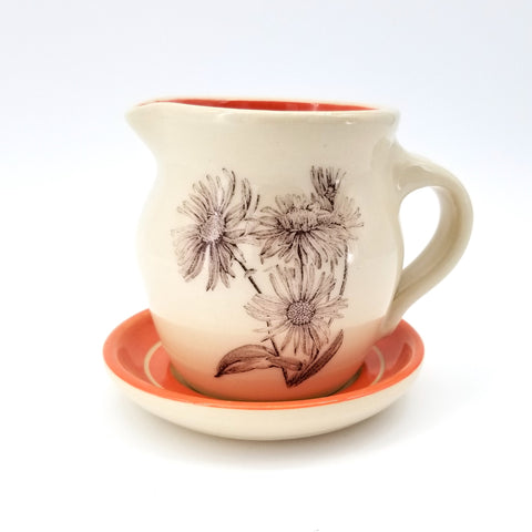 Modern Jug and Saucer Set