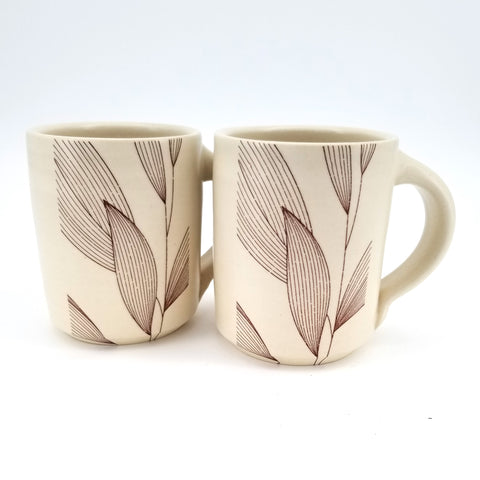 Leaf Mugs - Arts and Heritage St. Albert