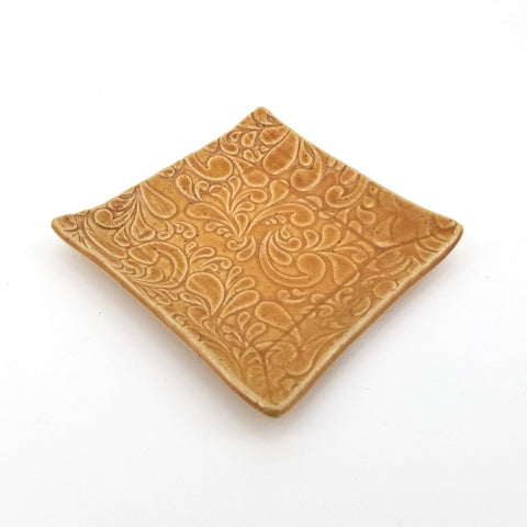 Square Sandwich Plates Honey - Arts and Heritage St. Albert