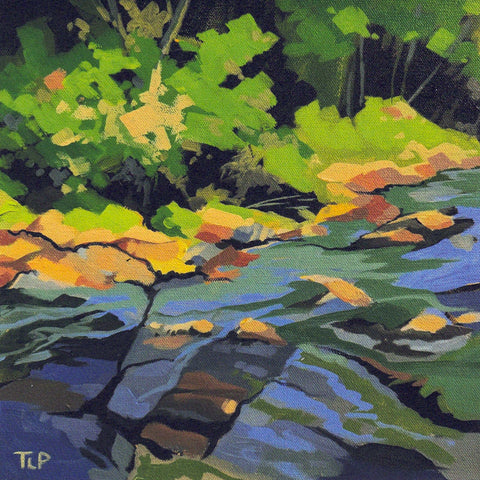 Art Cards by Tracy Lyn Propp 'Wanderlust' 5" x 5" - Arts and Heritage St. Albert