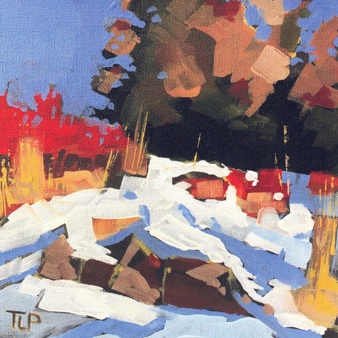 Art Cards by Tracy Lyn Propp 'Botanics' 5" x 5" - Arts and Heritage St. Albert
