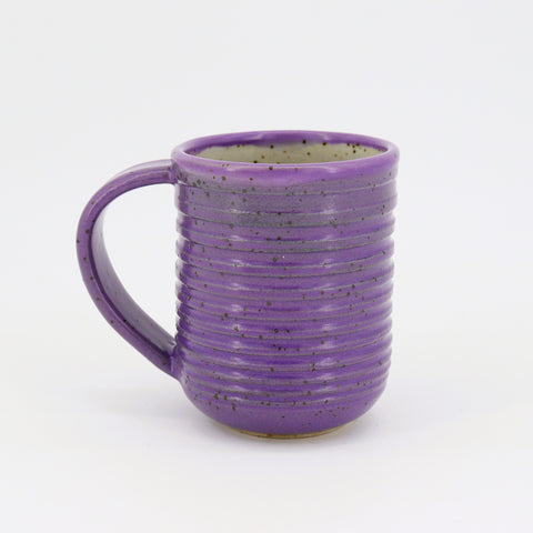 Small Speckled Purple & White Mug Style 5 - Arts and Heritage St. Albert