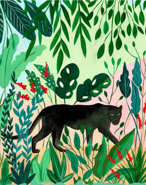 8 x 10 Art Prints by Nabeela Rumi Black Panther - Arts and Heritage St. Albert