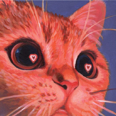 'Cats' Expressive Animal Portrait Art Cards by Robin Good Burning Love - Arts and Heritage St. Albert