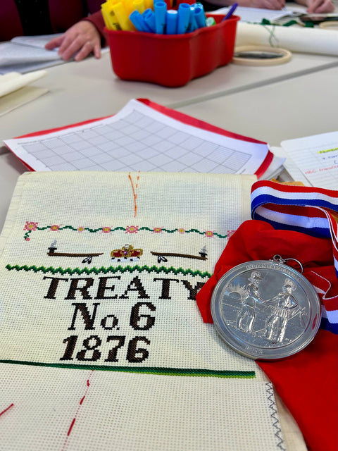 We Are All Treaty People: Stitch your own Treaty 6 Needlework Sampler - Arts and Heritage St. Albert