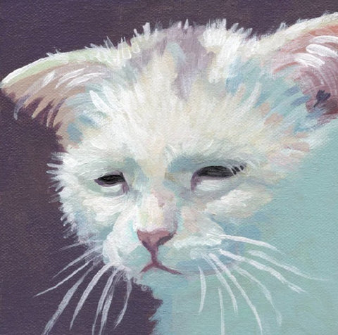 'Cats' Expressive Animal Portrait Art Cards by Robin Good Depressed Cat - Arts and Heritage St. Albert