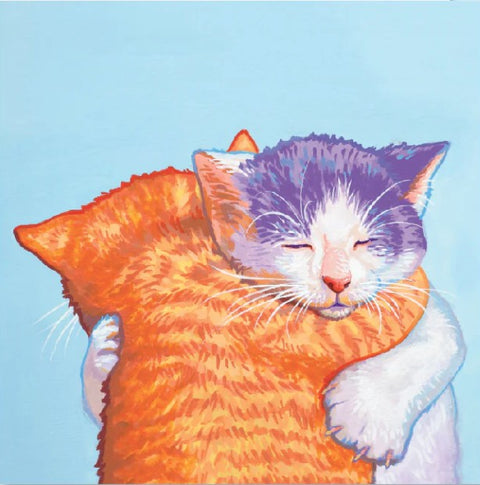 'Cats' Expressive Animal Portrait Art Cards by Robin Good Encouragement Cat 2 - Arts and Heritage St. Albert