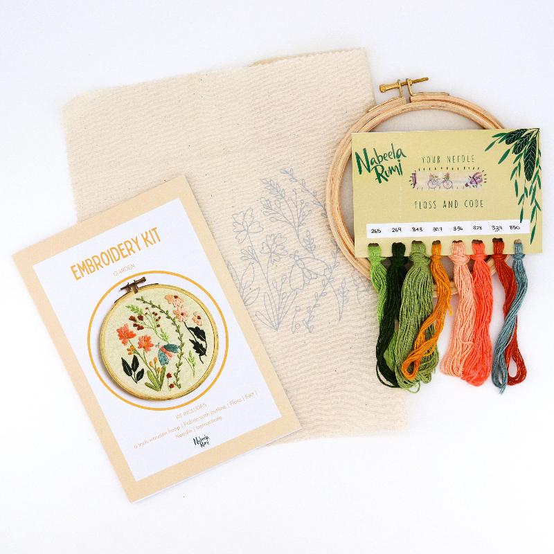 Garden Embroidery Set