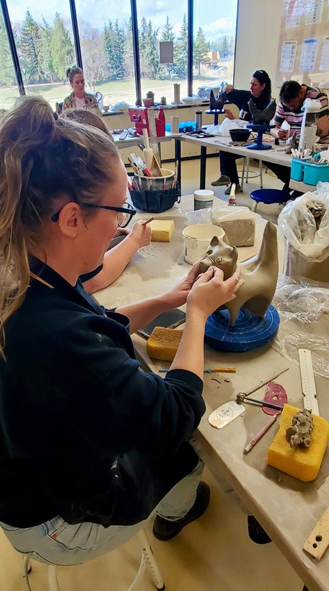 Hand-Building + Sculpture Sampler Class