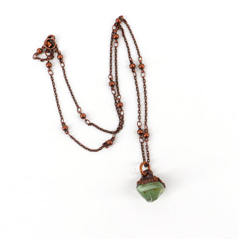 Gemstone and Copper Necklaces Fluorite - Arts and Heritage St. Albert