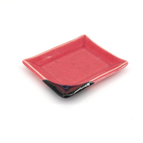 Medium Ceramic Soap Dish Pink and Blue Style 1 - Arts and Heritage St. Albert