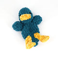 Crocheted Duck 'Snuggler' Teal - Arts and Heritage St. Albert