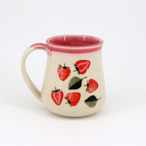 14 oz Strawberry Mug - Arts and Heritage St. Albert