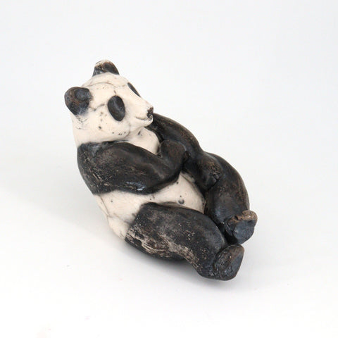 Panda Sculpture (Raku) - Arts and Heritage St. Albert