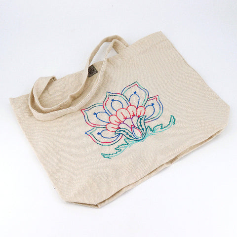 Embroidered Tote Bag Style 4 - Arts and Heritage St. Albert