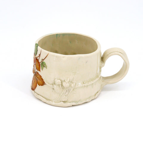 Wild Rose Embossed Mugs