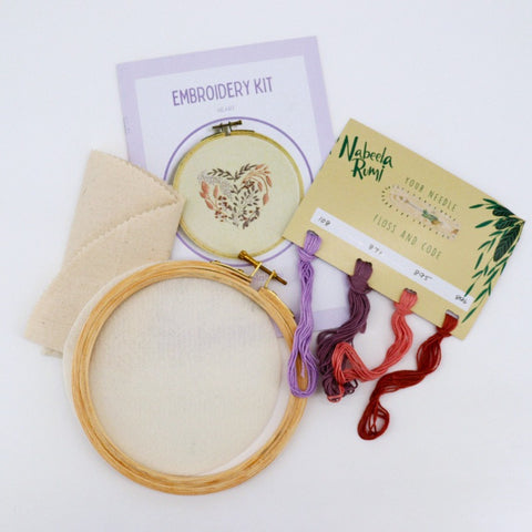 'Heart' Embroidery Kit