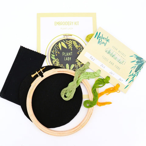 'Plant Lady' Embroidery Kit