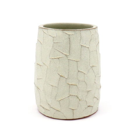 'Textured' Utensil Holder Cream - Arts and Heritage St. Albert