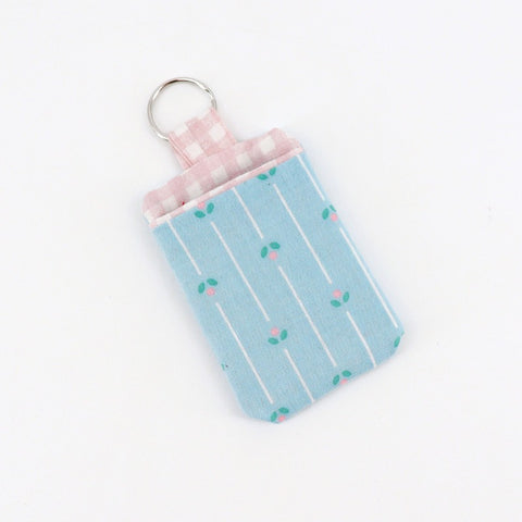 Handsewn Lip Balm Holder Light Blue - Arts and Heritage St. Albert