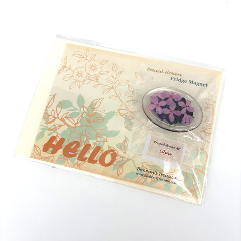 Pressed Flower Art Fridge Magnets - Arts and Heritage St. Albert
