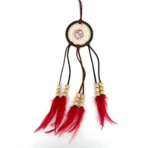 3" dream catcher (assorted colours) Moose - Arts and Heritage St. Albert