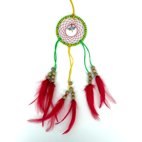 3" dream catcher (assorted colours) Dragonfly - Arts and Heritage St. Albert