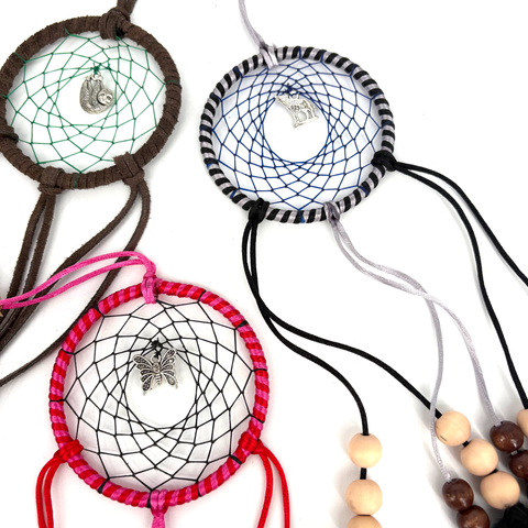 3" dream catcher (assorted colours) - Arts and Heritage St. Albert