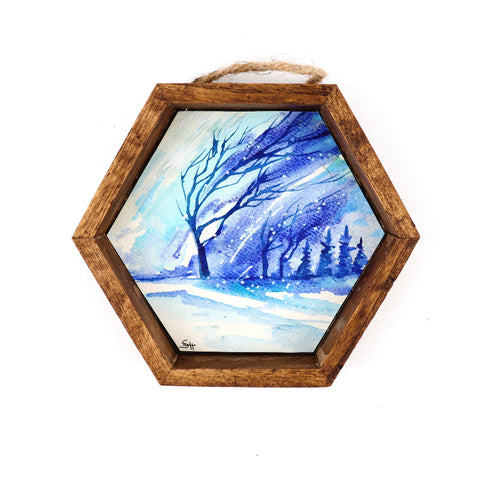 Framed Mini Watercolour Paintings #6 - Arts and Heritage St. Albert