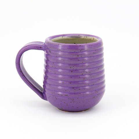 Small Speckled Purple & White Mug Style 4 - Arts and Heritage St. Albert