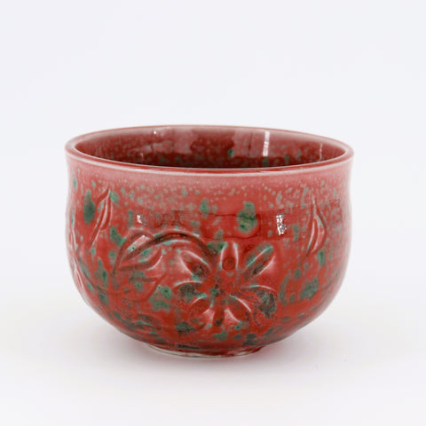 Small Red Ceramic Bowl - Arts and Heritage St. Albert