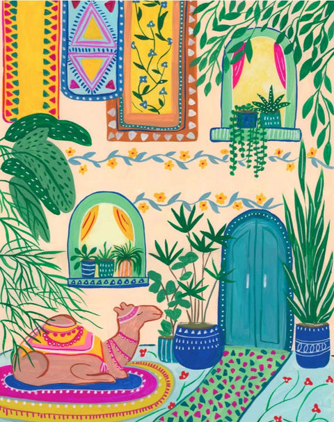 12 x 16 Art Prints by Nabeela Rumi Moroccan House - Arts and Heritage St. Albert