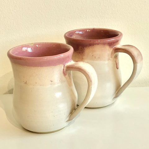 Small Pink and White Mug