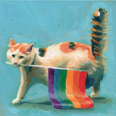 'Cats' Expressive Animal Portrait Art Cards by Robin Good Pride Cat - Arts and Heritage St. Albert