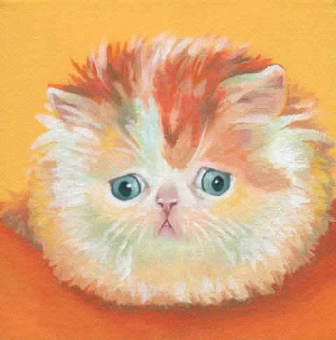 'Cats' Expressive Animal Portrait Art Cards by Robin Good Purrrplexed Cat - Arts and Heritage St. Albert