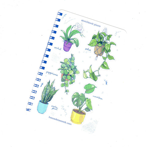Sticker Sheets by Hanna Dotzenroth Sketchbook Plants - Arts and Heritage St. Albert