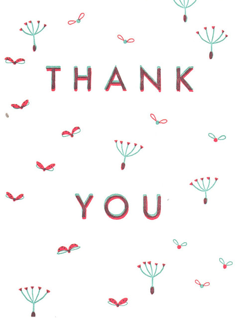 Letterpress Printed Thank You Cards Thank You Seeds - Arts and Heritage St. Albert