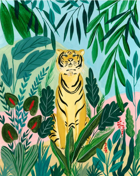 8 x 10 Art Prints by Nabeela Rumi Tiger - Arts and Heritage St. Albert