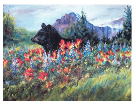 Bears Art Cards By Teresa Stieben Watching The Hikers Go By - Arts and Heritage St. Albert