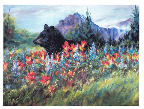 Bears Art Prints by Teresa Stieben Watching The Hikers Go By - Arts and Heritage St. Albert