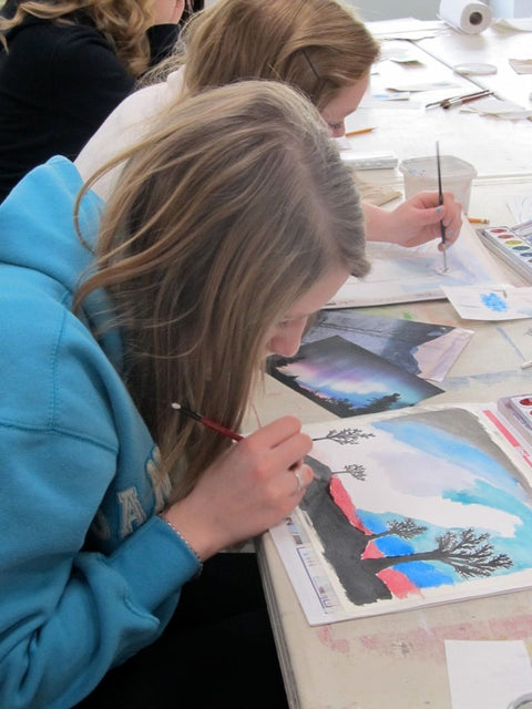 Wonderful Watercolours (In-School) - Arts and Heritage St. Albert