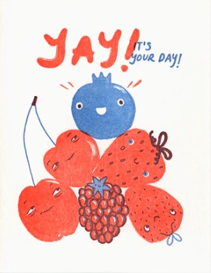 Letterpress Printed Birthday Cards Yay! It's Your Day - Arts and Heritage St. Albert
